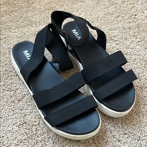MIA Women's Black Sandals